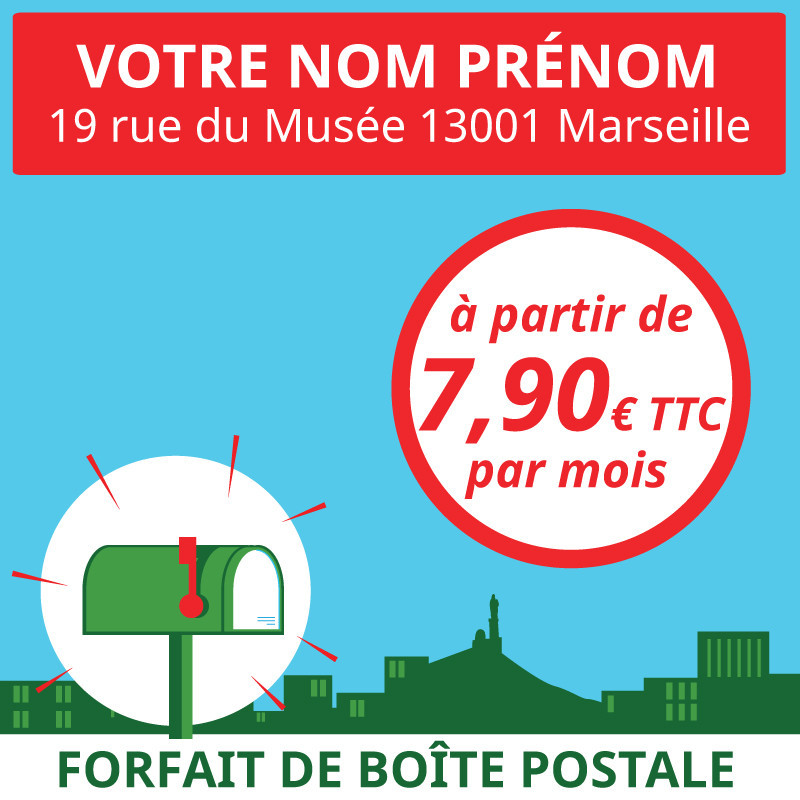 Boîte postale à Marseille 1er