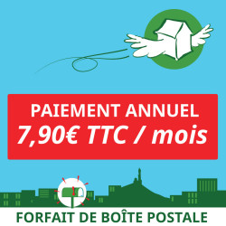 Boîte postale à Marseille 1er