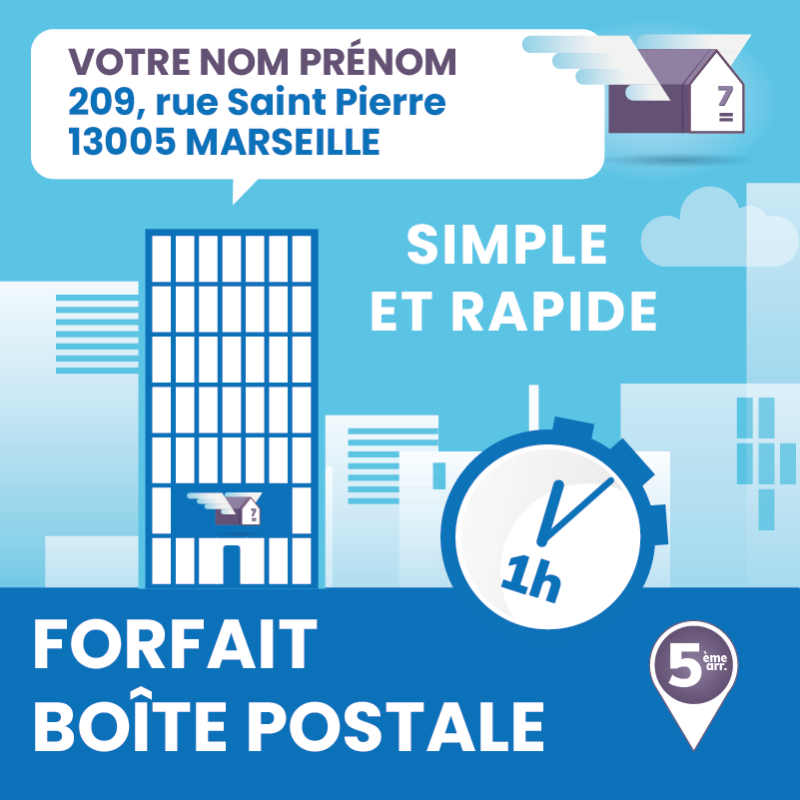 boîte postale Marseille 5ème - Ouvrir une Boîte postale en France
