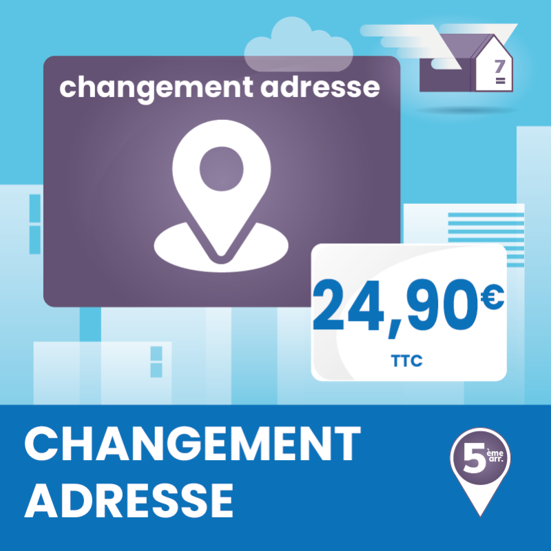 Changement d'adresse en ligne - Ouvrir une Boîte postale en France