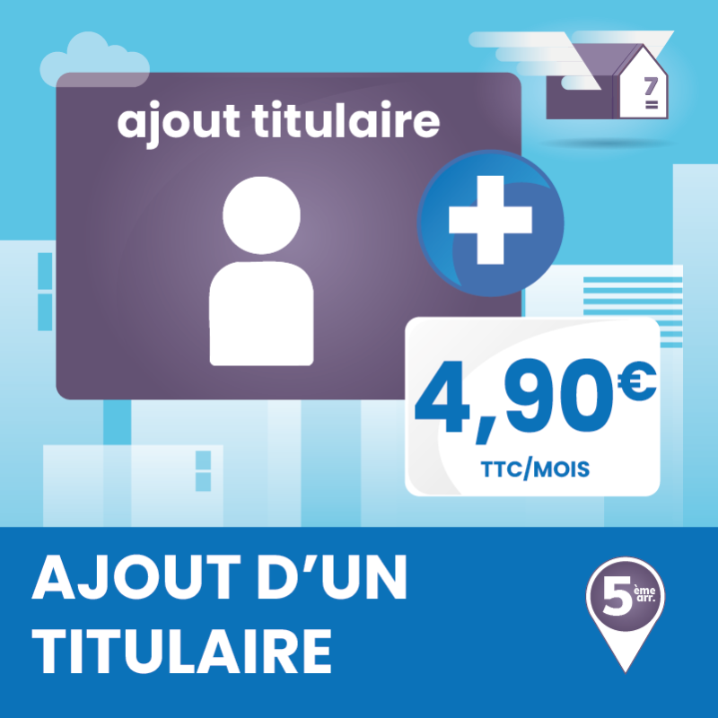 Ajout d'un titulaire à votre boîte postale - Ouvrir une Boîte postale en France