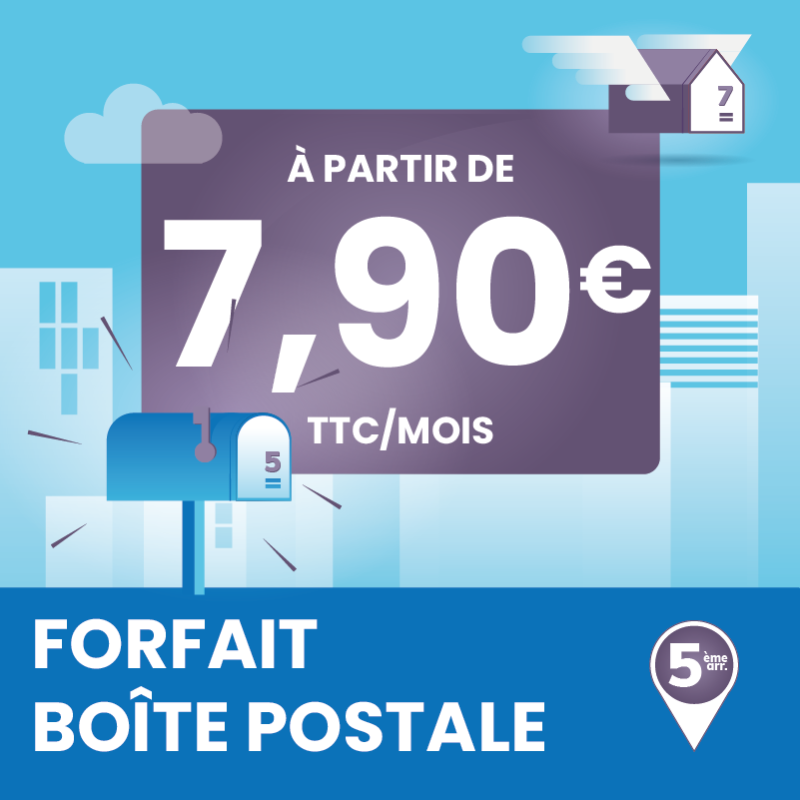 1 an de boîte postale à Marseille 5ème - Ouvrir une Boîte postale en France