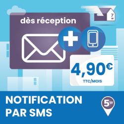 Notification dès réception d'un courrier - Ouvrir une Boîte postale en France